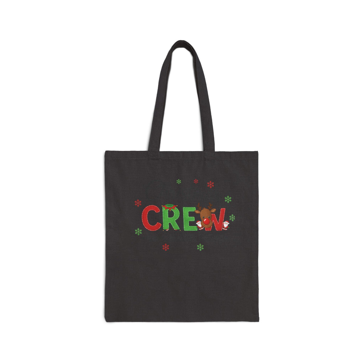 Christmas Crew Canvas Tote Bag – "Making Memories Together" Holiday Gift Tote