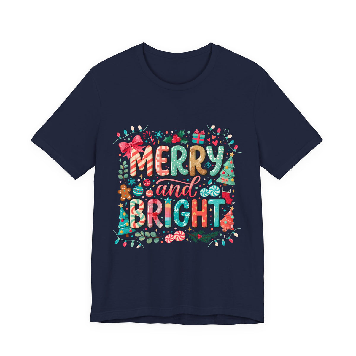 Merry and Bright Christmas Tee
