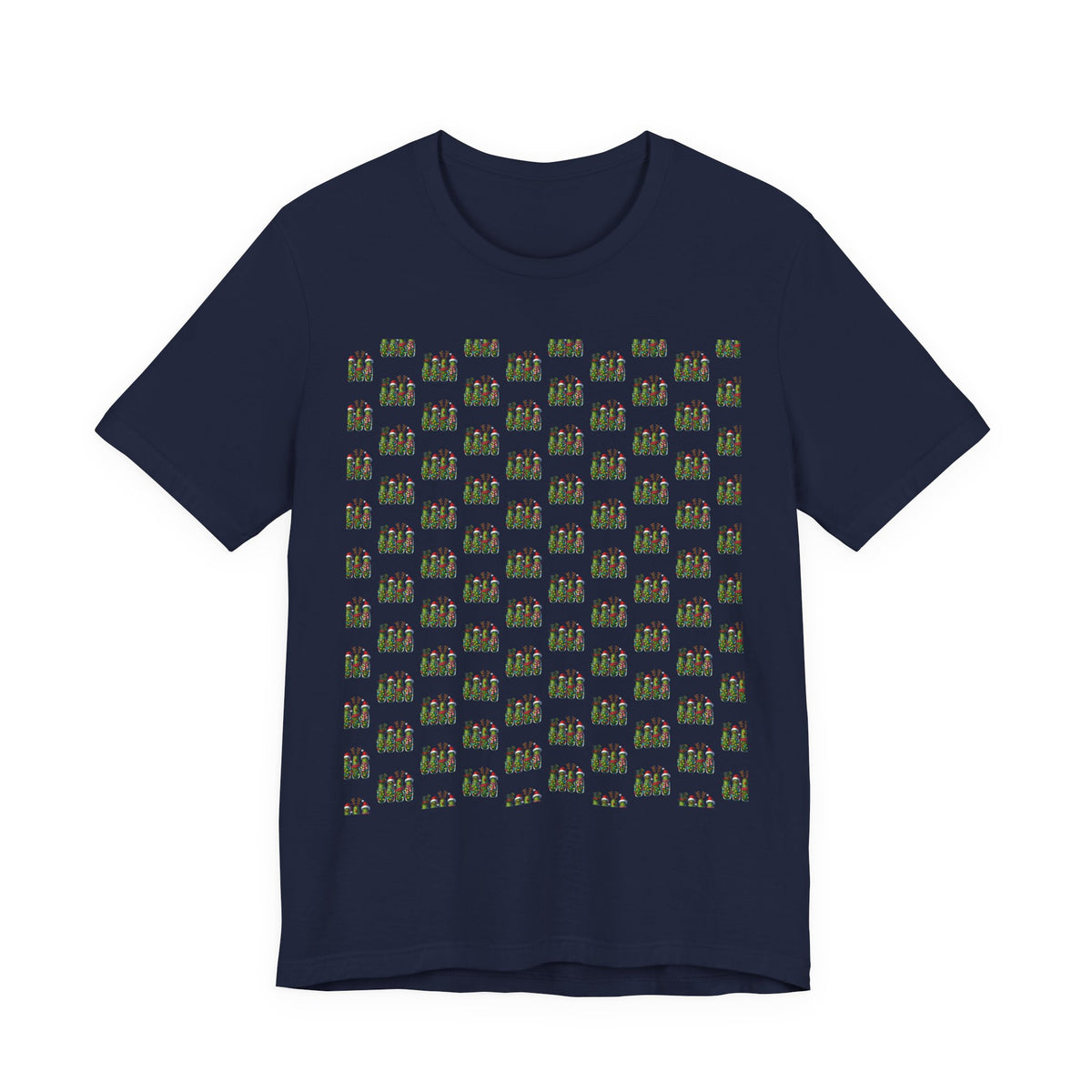 Binocular Pattern T‑Shirt — Retro Explorer Optics Graphic Tee