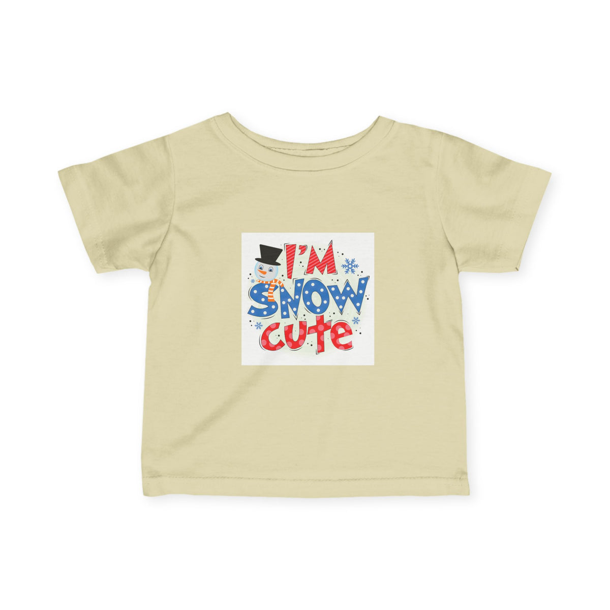 Infant Tee - "I'm Snow Cute" Holiday Baby Shirt