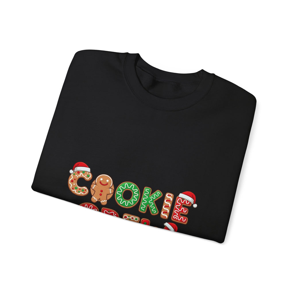 Cookie Crew Crewneck Sweatshirt — Cute Christmas Holiday Baking Graphic