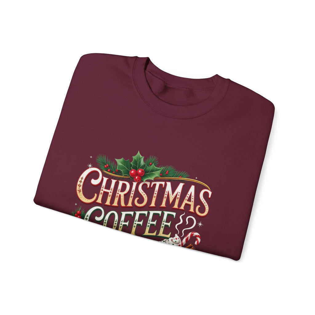 Christmas Coffee Club Sweatshirt — Cozy Holiday Crewneck for Coffee Lovers