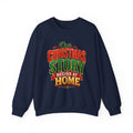 Christmas Story Crewneck Sweatshirt – “Our Christmas Story Begins at Home” Holiday Pullover