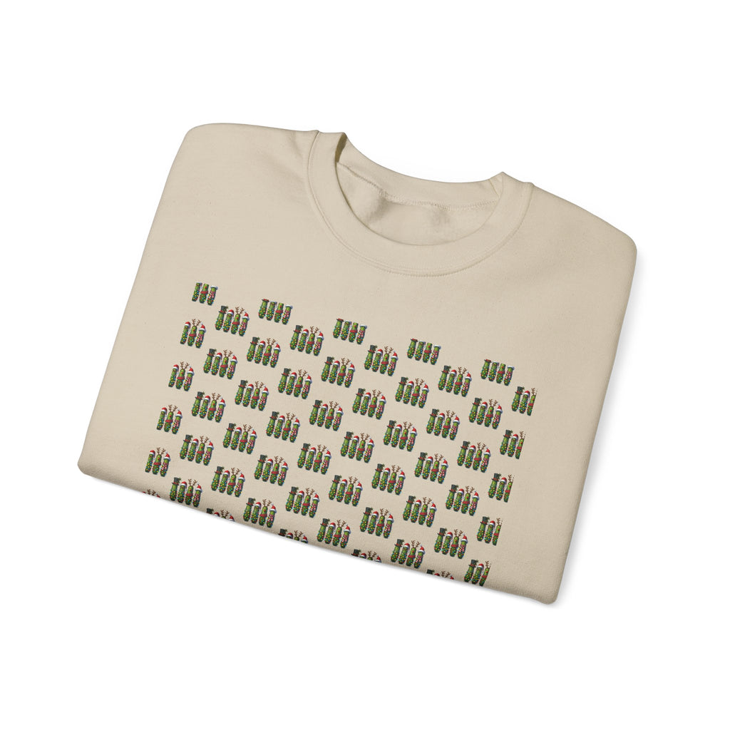 Garage Tools Pattern Crewneck Sweatshirt