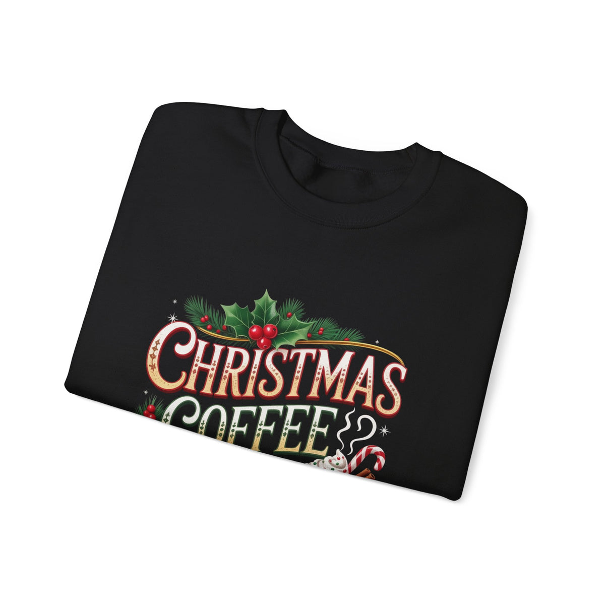 Christmas Coffee Club Sweatshirt — Cozy Holiday Crewneck for Coffee Lovers