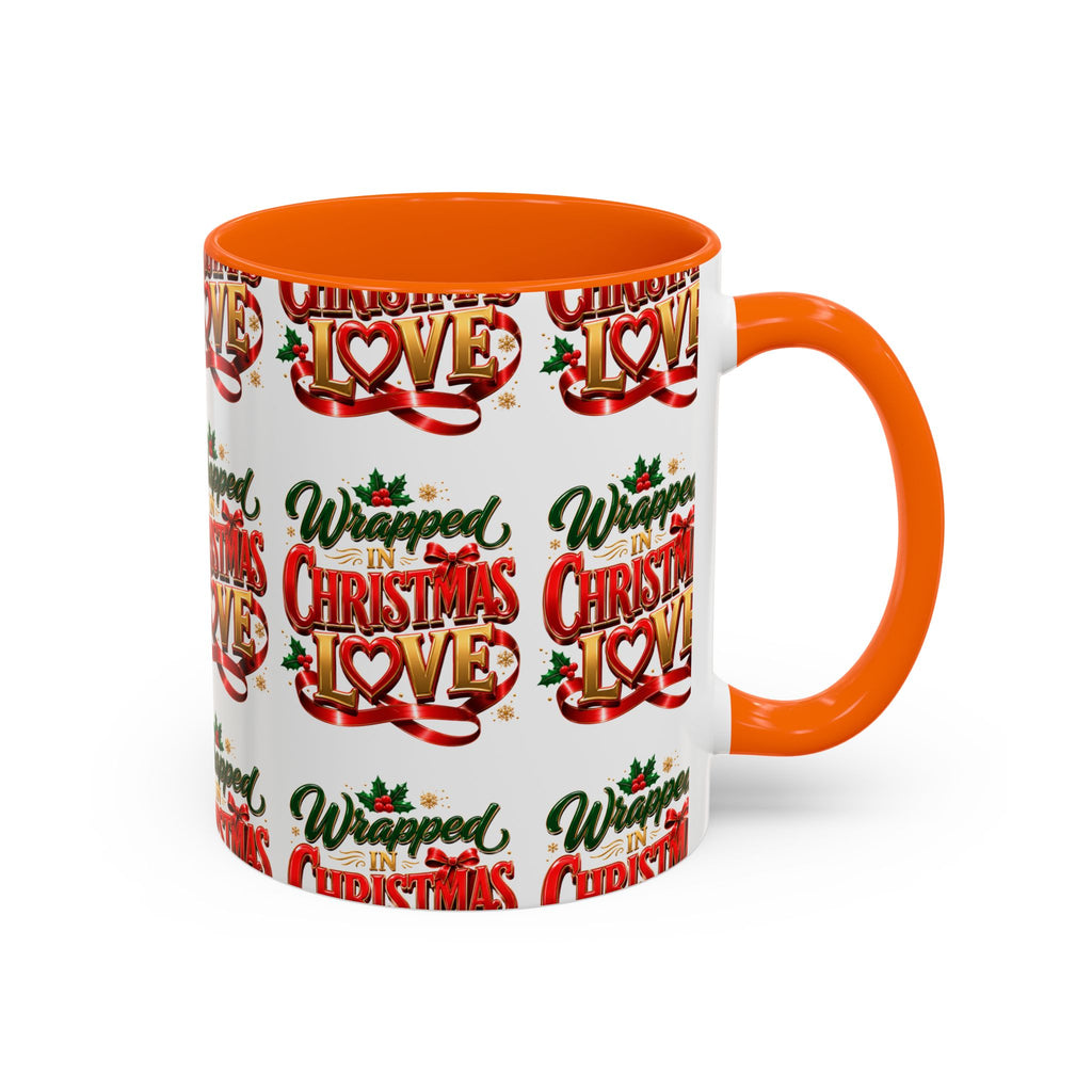 Wrapped Christmas Love Accent Coffee Mug – Festive Holiday Tea & Cocoa Cup