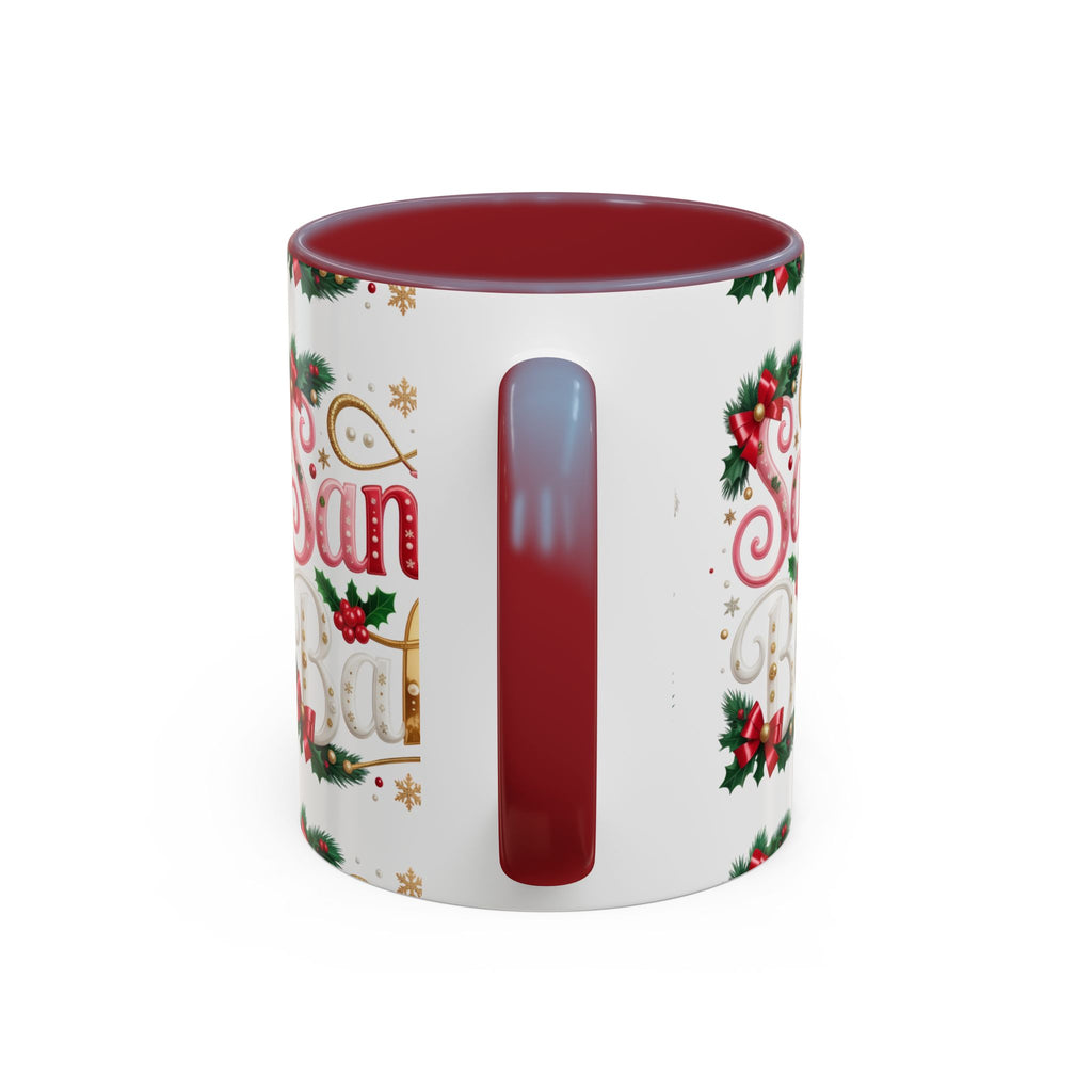 Santa Baby Christmas Accent Mug – Festive Holiday Coffee Cup (11/15oz)