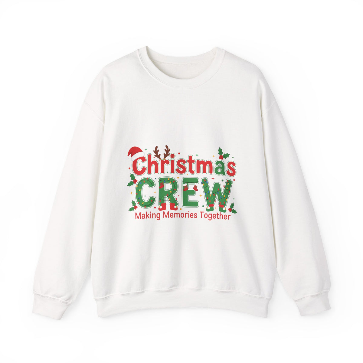 Christmas Crew Sweatshirt - "Making Memories Together" Holiday Pullover