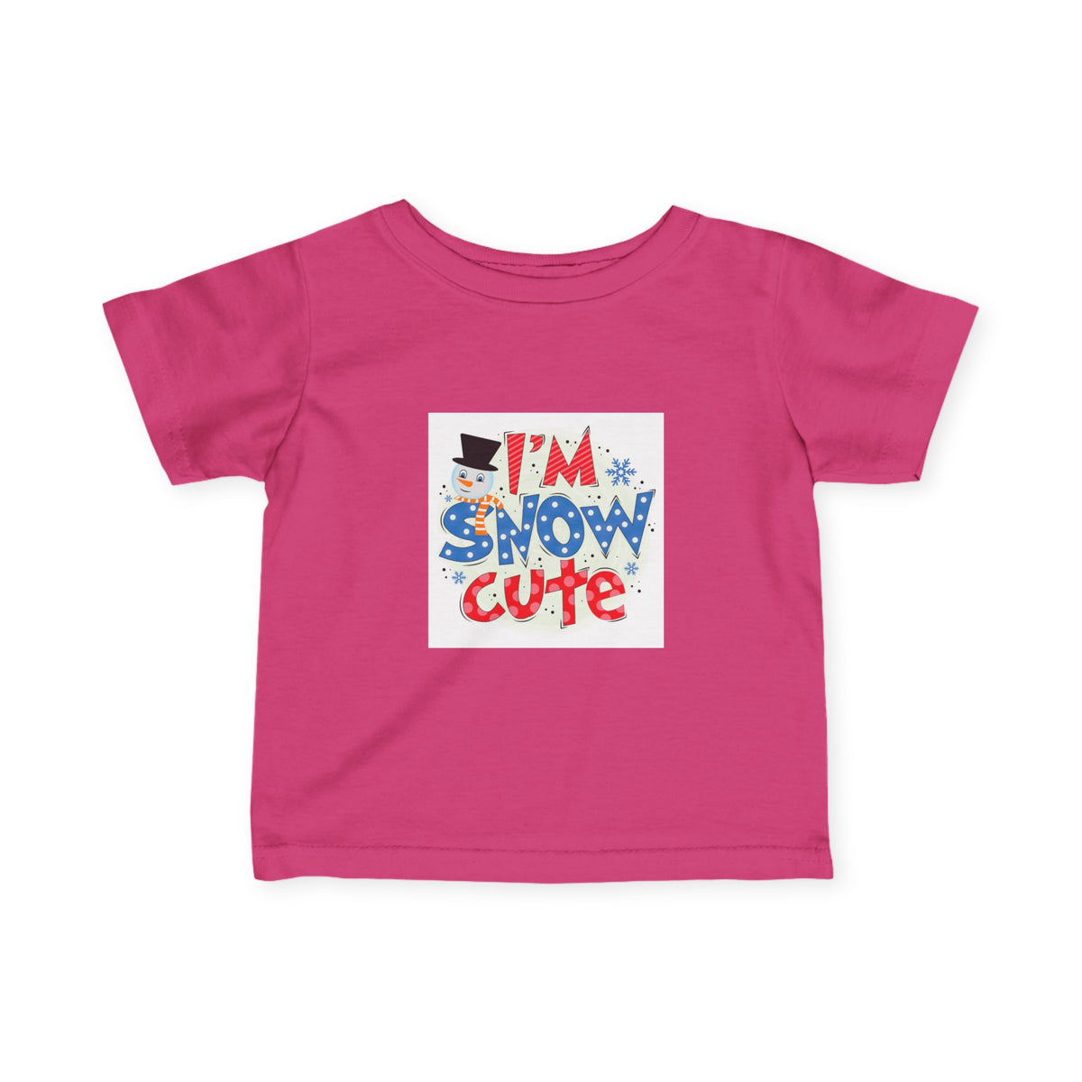 Infant Tee - "I'm Snow Cute" Holiday Baby Shirt