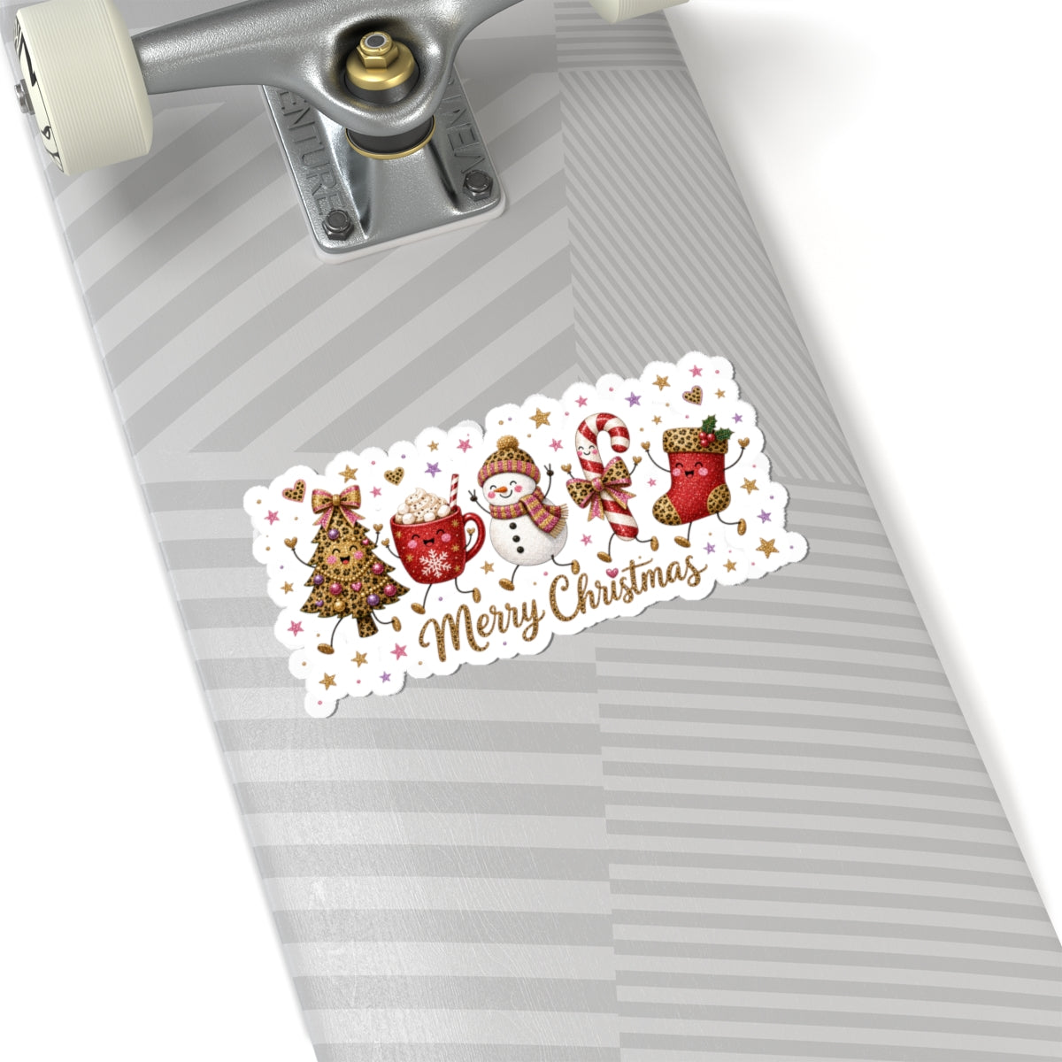 Christmas Sticker - 'Merry Christmas' Holiday Kiss-Cut Decal Pack