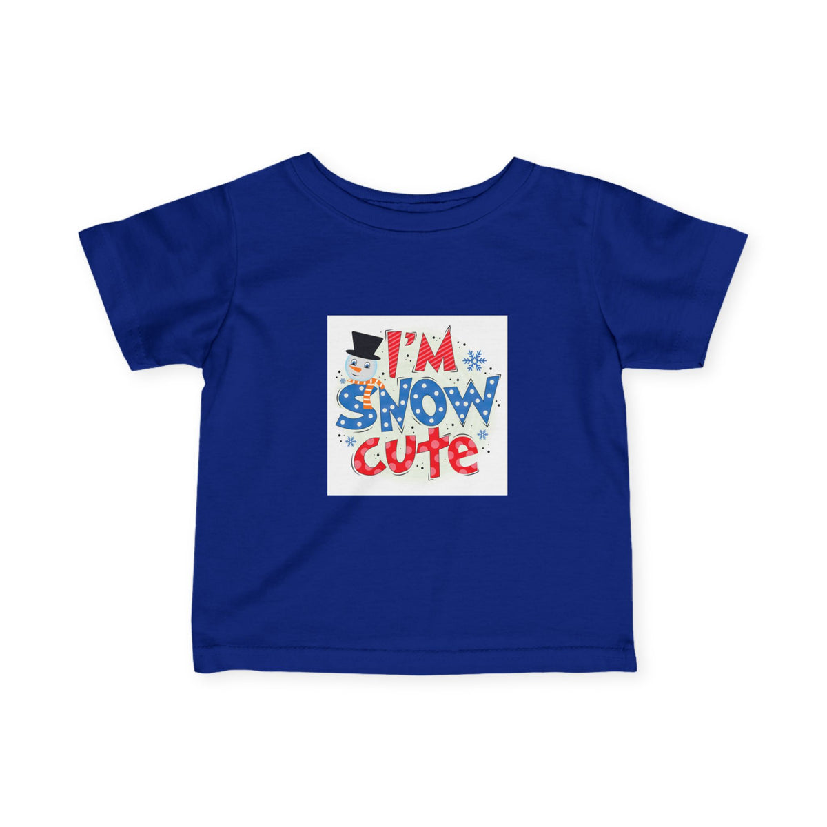 Infant Tee - "I'm Snow Cute" Holiday Baby Shirt
