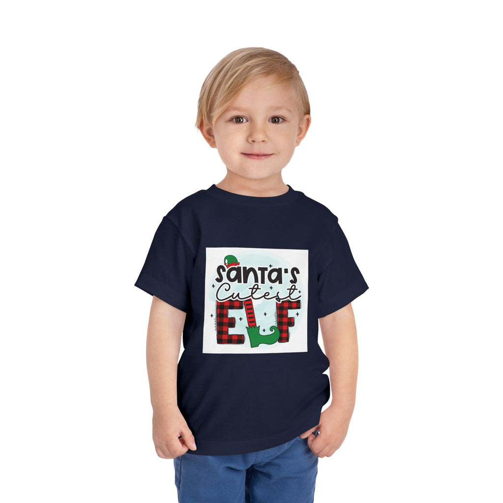 Santa's Cutest Elf Toddler Tee