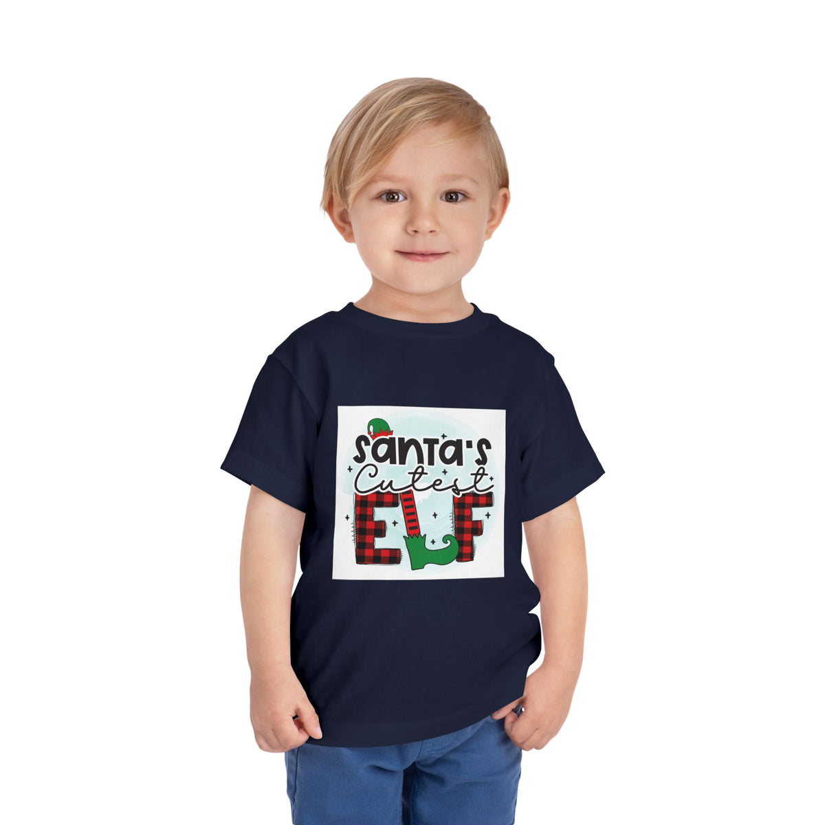 Santa's Cutest Elf Toddler Tee