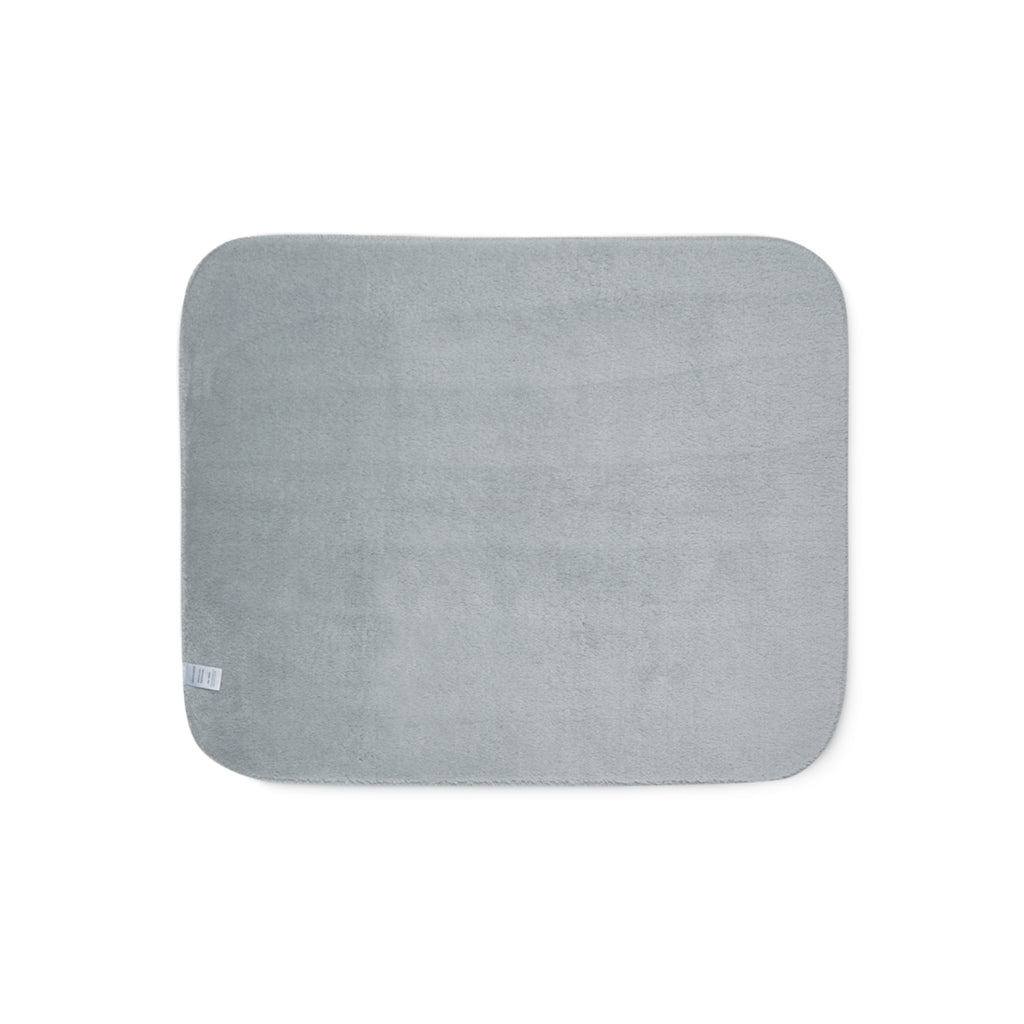 Christmas Cozy Sherpa Blanket – "Busy Being Festive" Holiday Throw