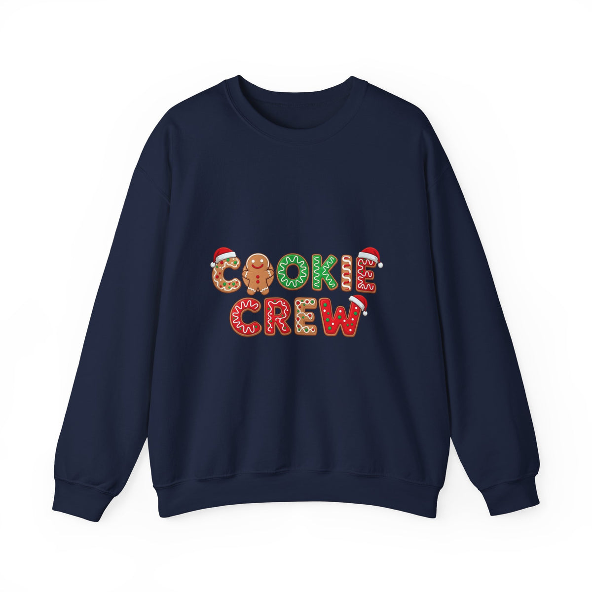 Cookie Crew Crewneck Sweatshirt — Cute Christmas Holiday Baking Graphic