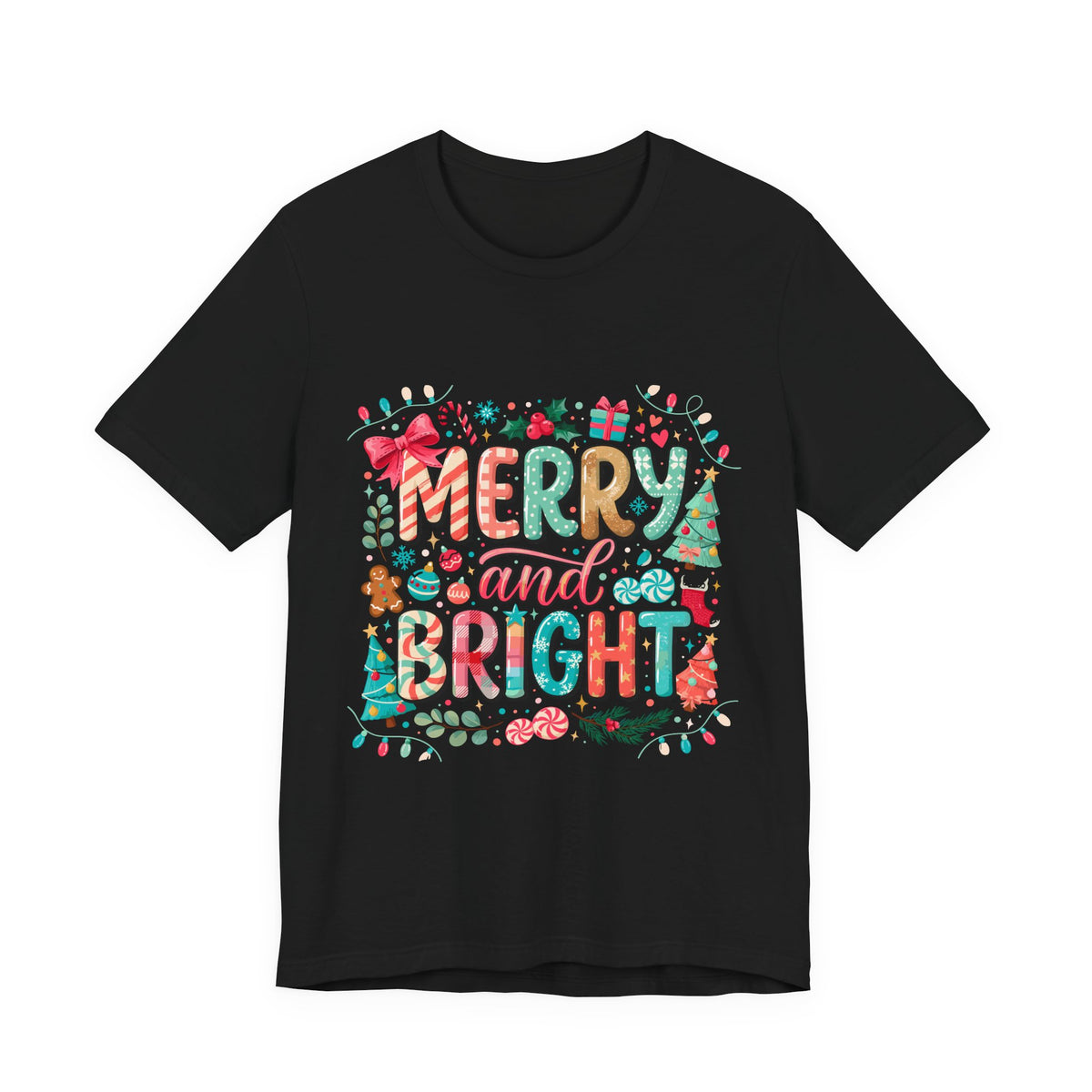 Merry and Bright Christmas Tee