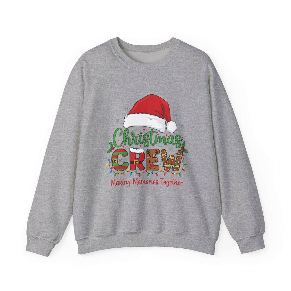 Christmas Crew Sweatshirt - Making Memories Together Holiday Crewneck