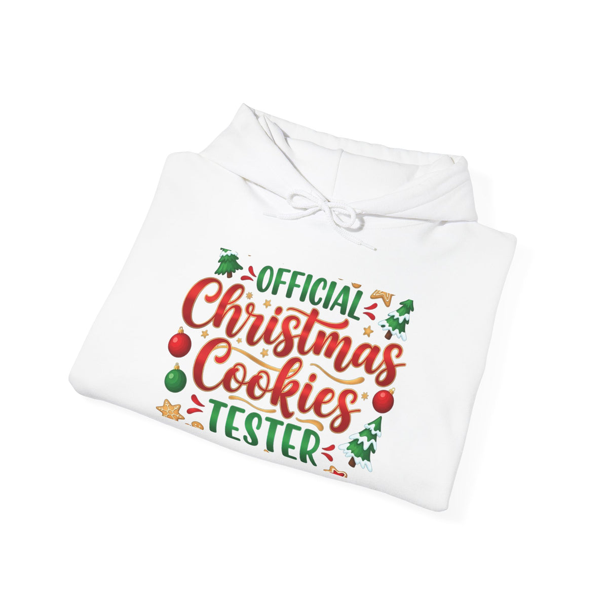 Official Christmas Cookies Tester Hoodie — Festive Holiday Baking Sweatshirt