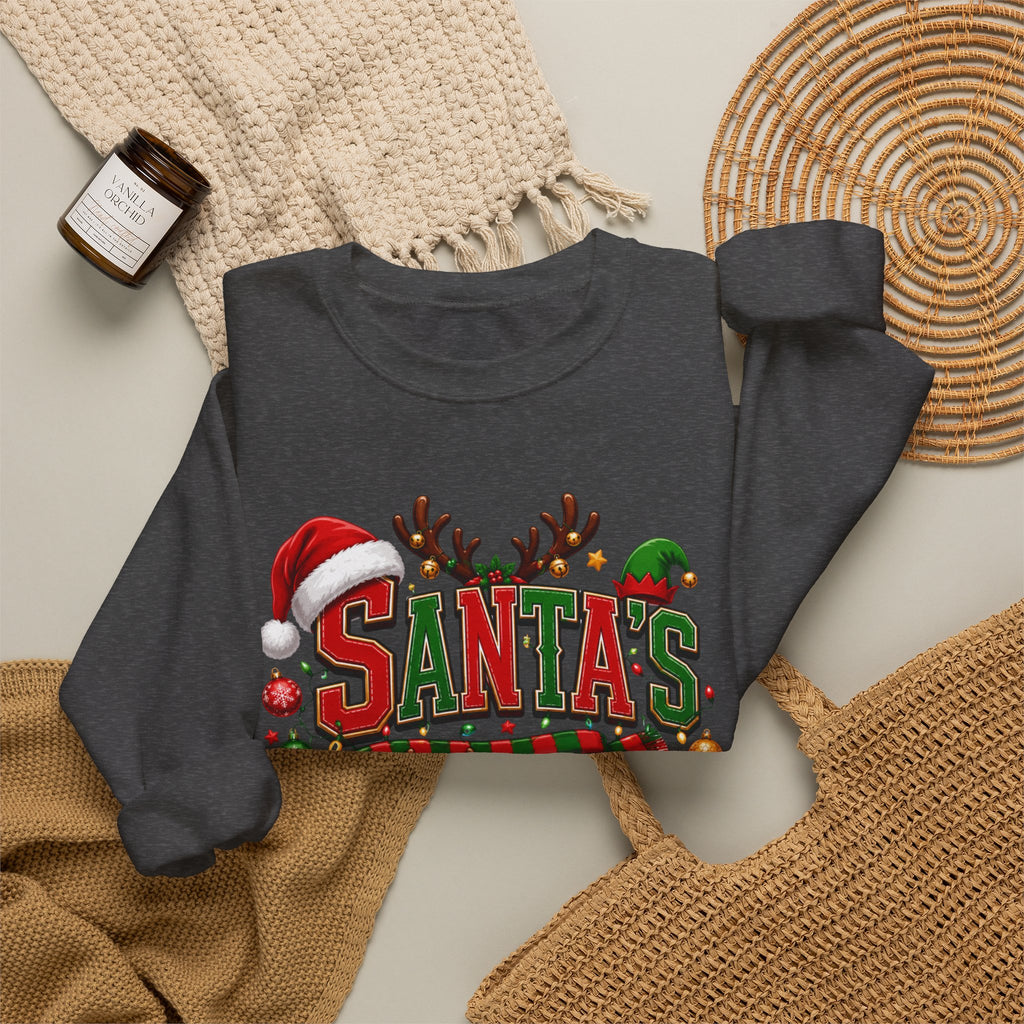 Santa's Crew Christmas Sweatshirt — Festive Holiday Crewneck