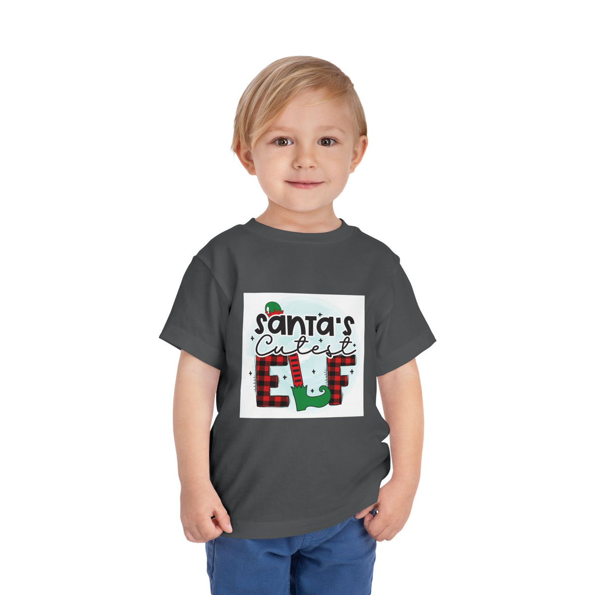 Santa's Cutest Elf Toddler Tee