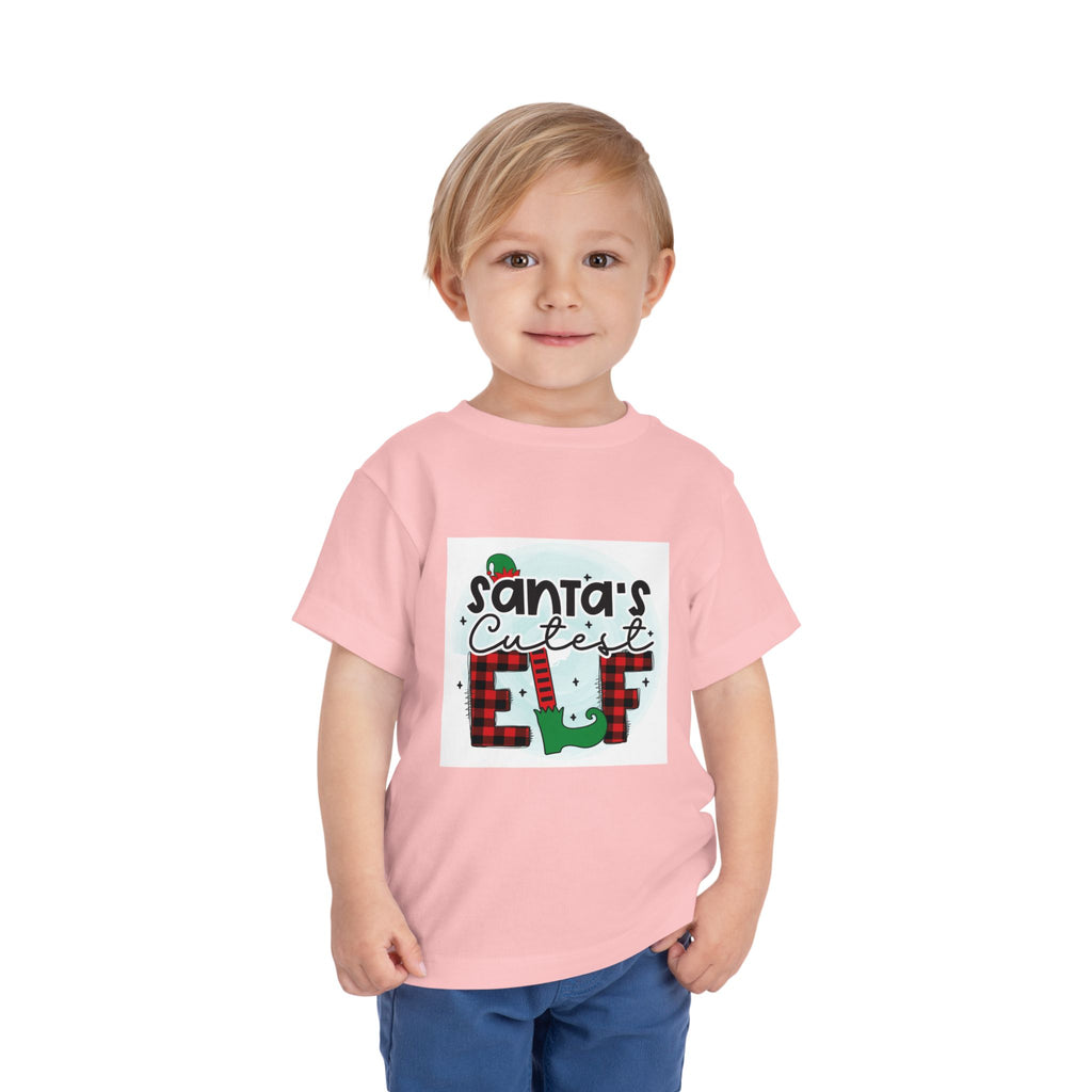 Santa's Cutest Elf Toddler Tee