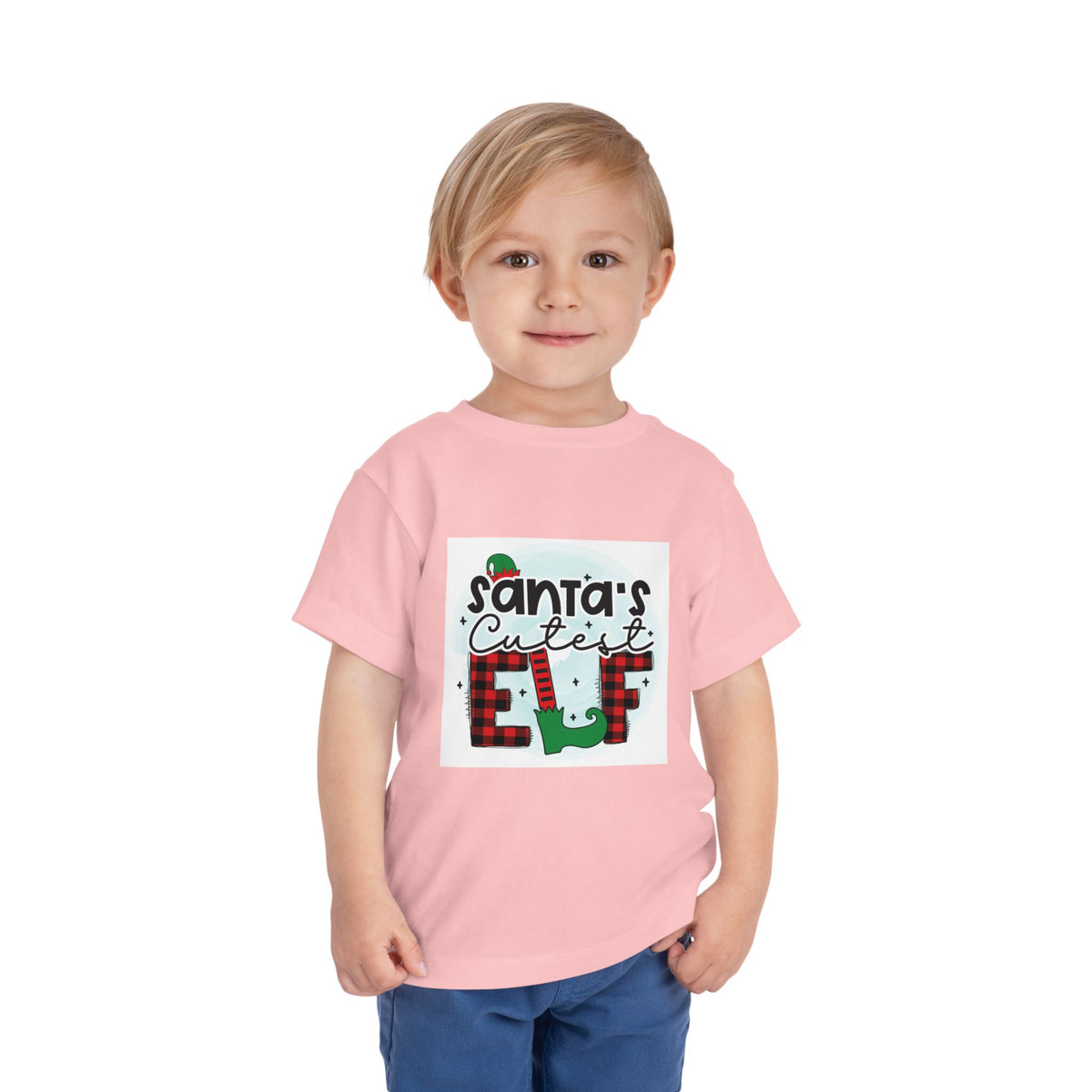 Santa's Cutest Elf Toddler Tee