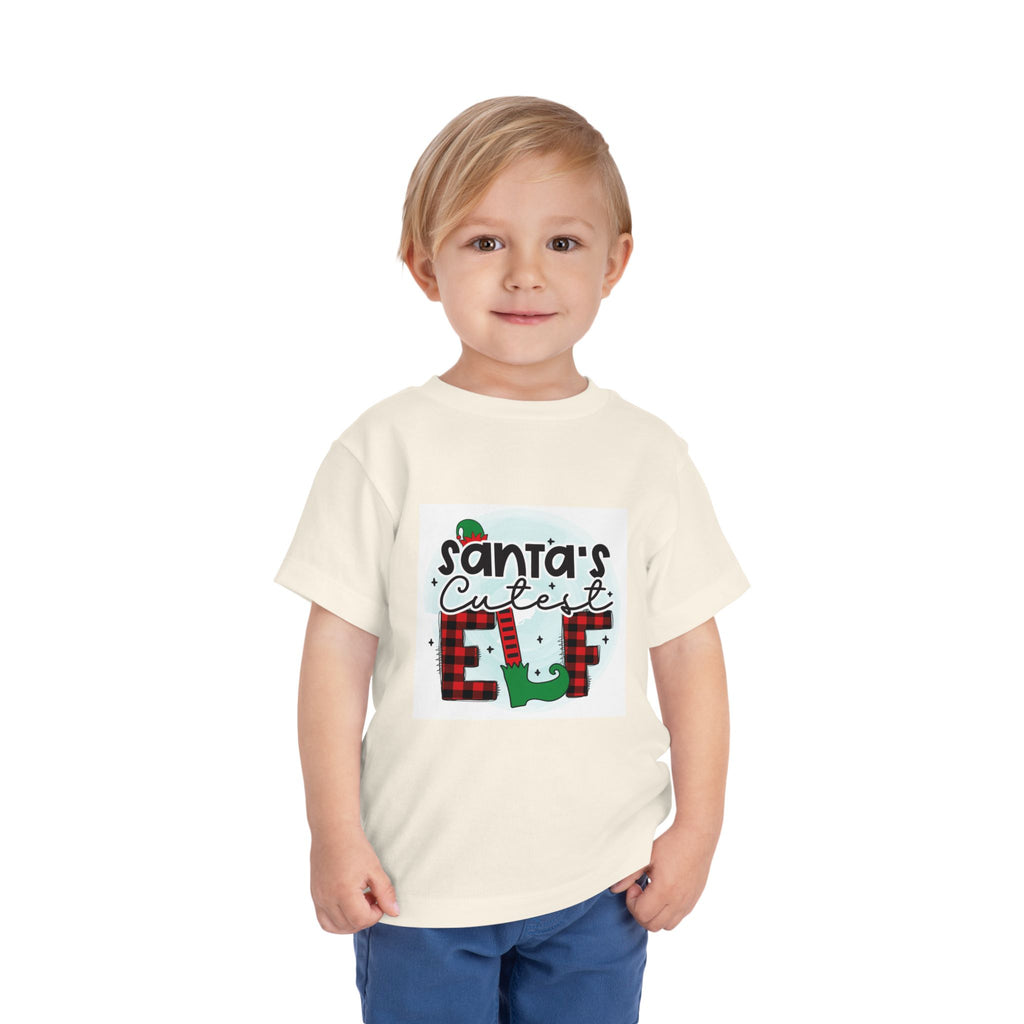 Santa's Cutest Elf Toddler Tee
