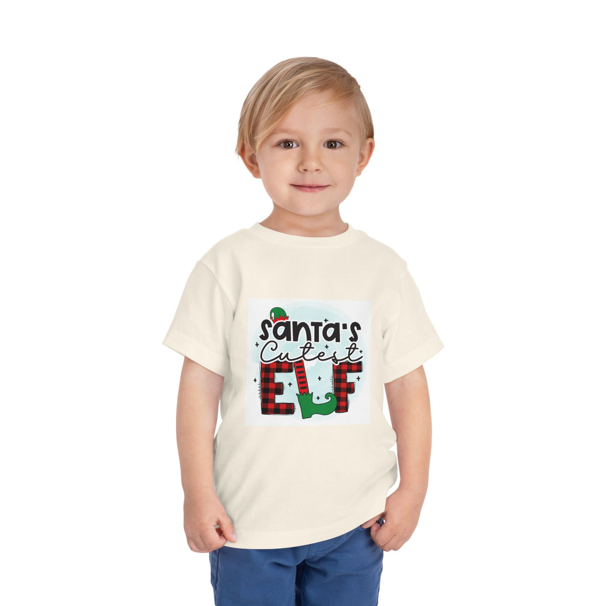 Santa's Cutest Elf Toddler Tee