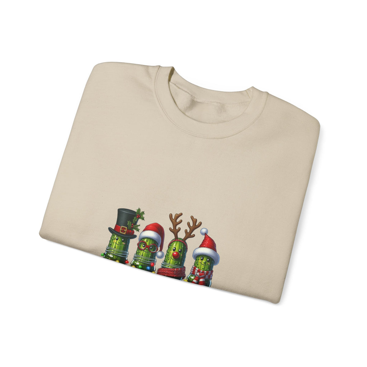 Christmas Pickle Crewneck Sweatshirt — Festive Pickle Family Holiday Sweatshirt