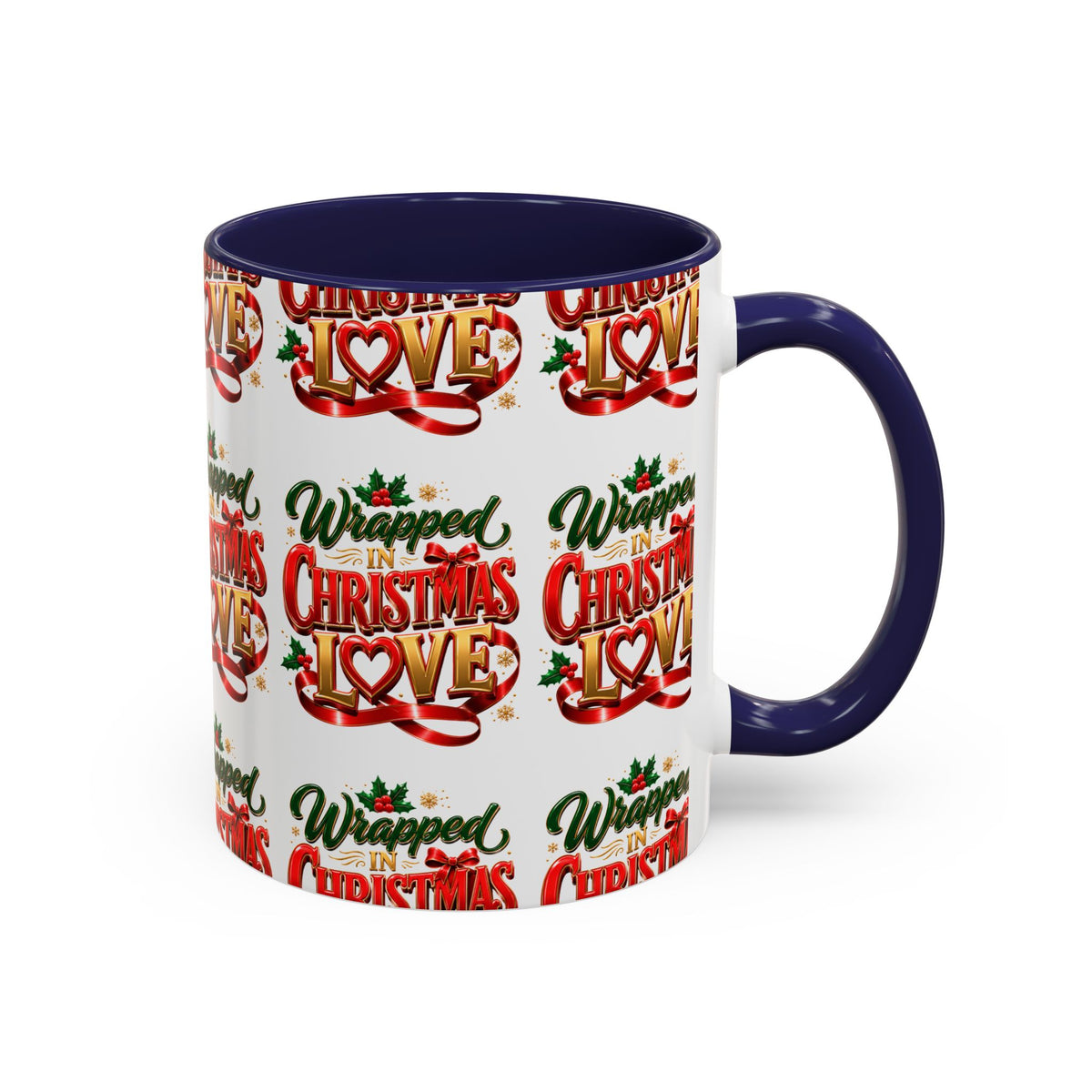 Wrapped Christmas Love Accent Coffee Mug – Festive Holiday Tea & Cocoa Cup