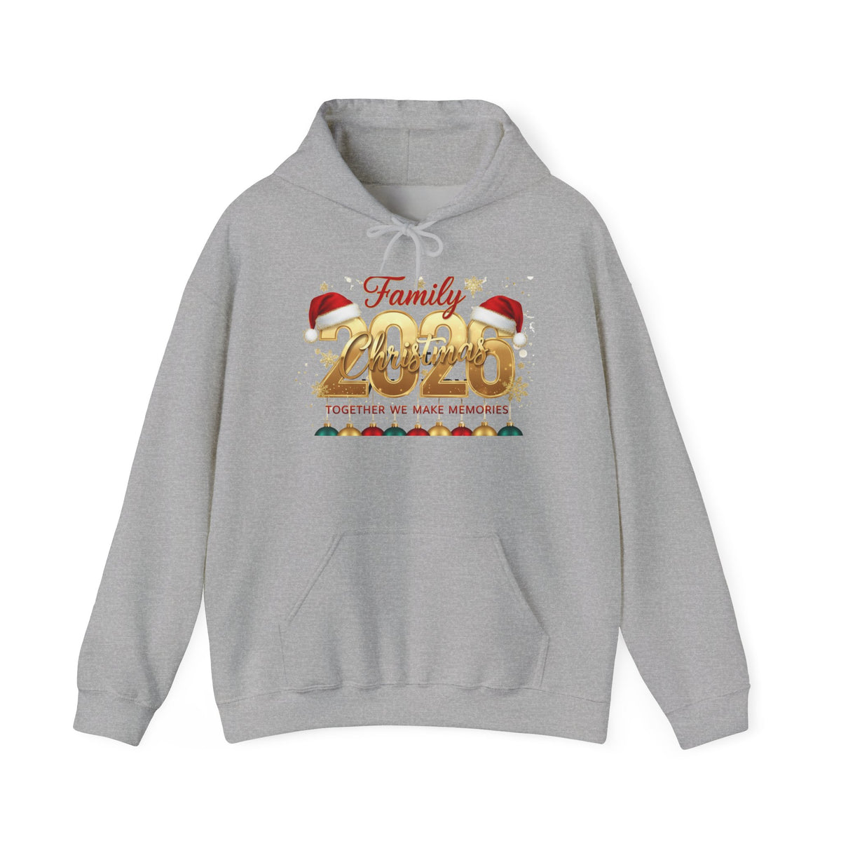 Family 2026 Christmas Hoodie — Together We Make Memories Holiday Sweatshirt