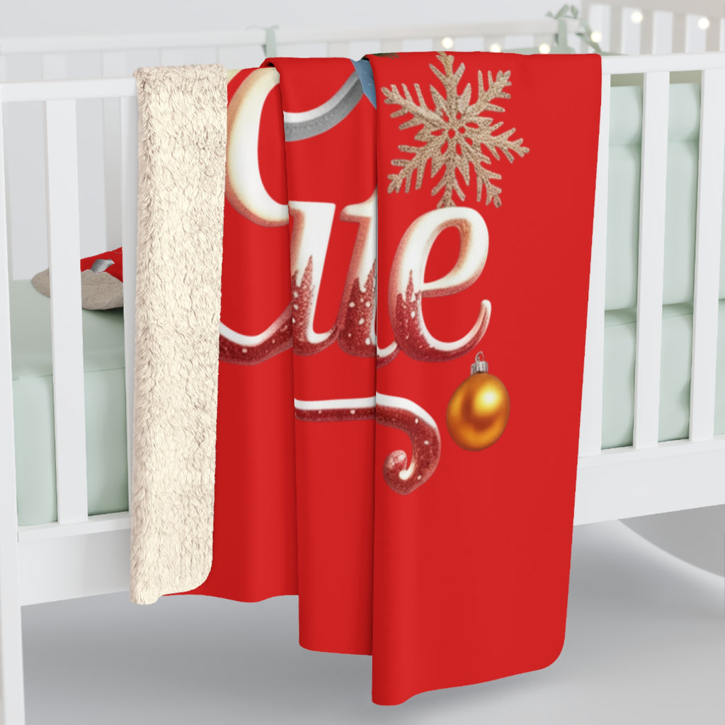 Baby It’s Cold Outside Christmas Sherpa Blanket