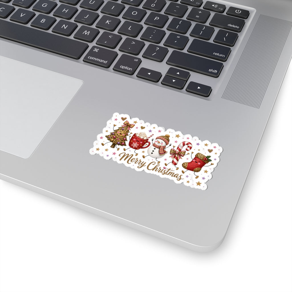 Christmas Sticker - 'Merry Christmas' Holiday Kiss-Cut Decal Pack