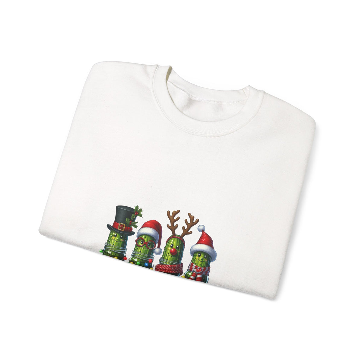Christmas Pickle Crewneck Sweatshirt — Festive Pickle Family Holiday Sweatshirt