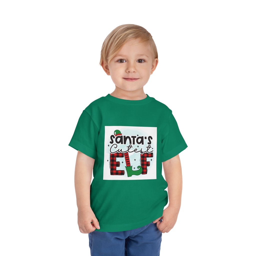 Santa's Cutest Elf Toddler Tee