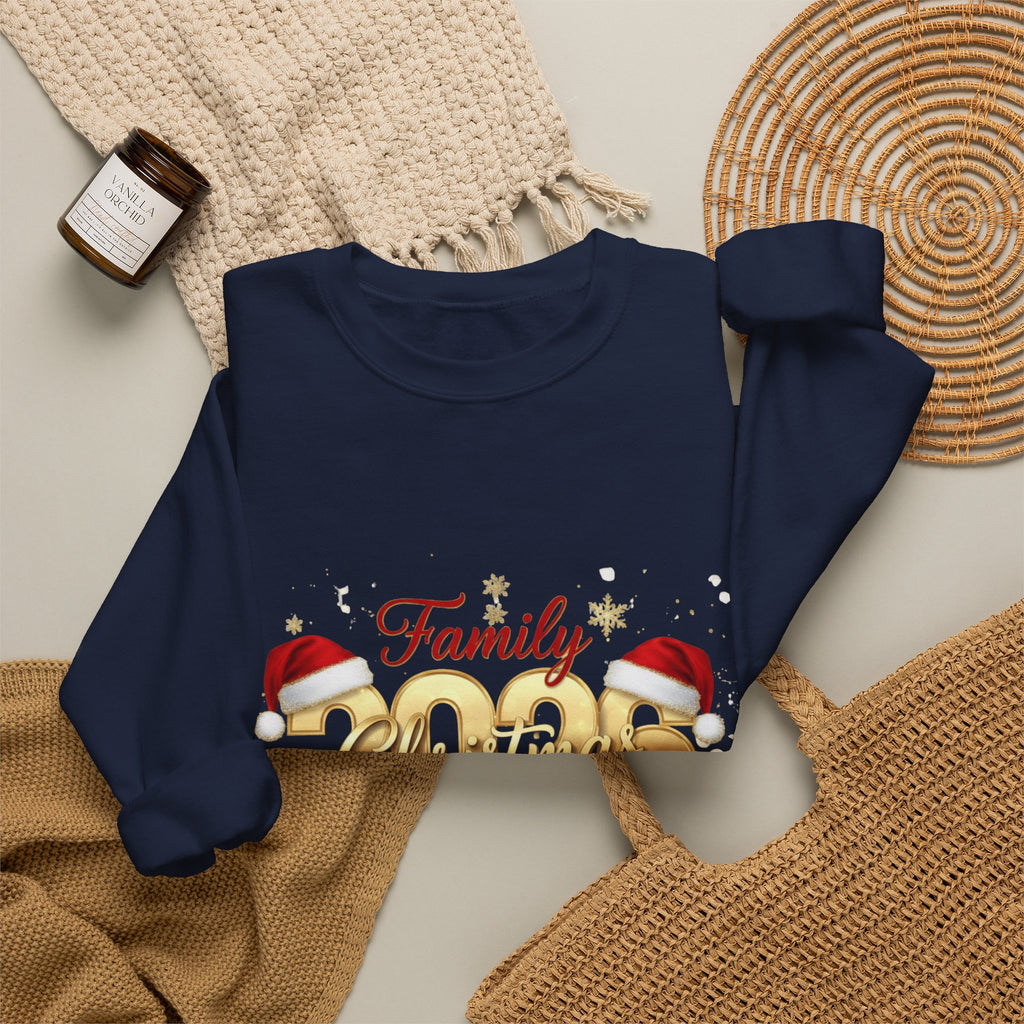 Family 2026 Christmas Crewneck Sweatshirt — "Together We Make Memories"