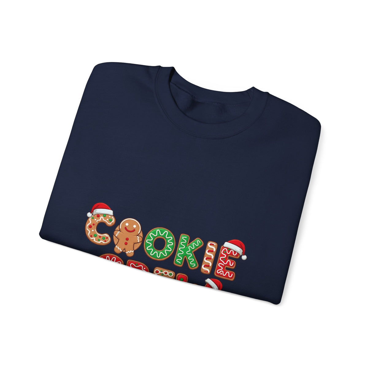 Cookie Crew Crewneck Sweatshirt — Cute Christmas Holiday Baking Graphic