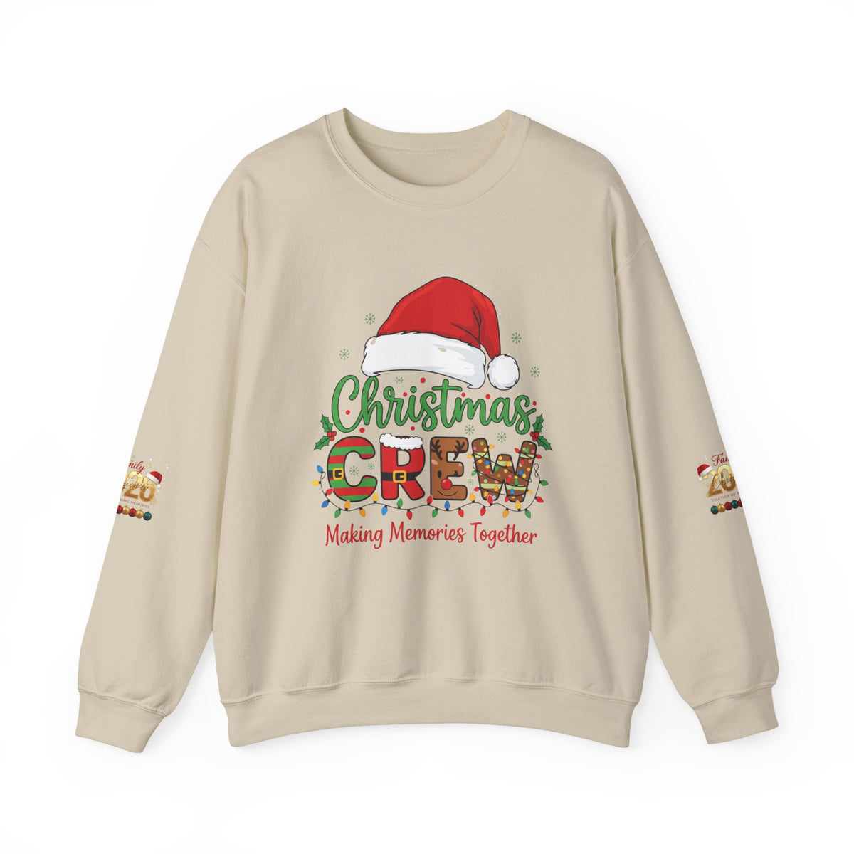 Christmas Crew Sweatshirt — "Making Memories Together" Holiday Pullover