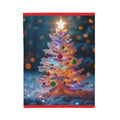 Glowing Christmas Tree Velveteen Plush Blanket