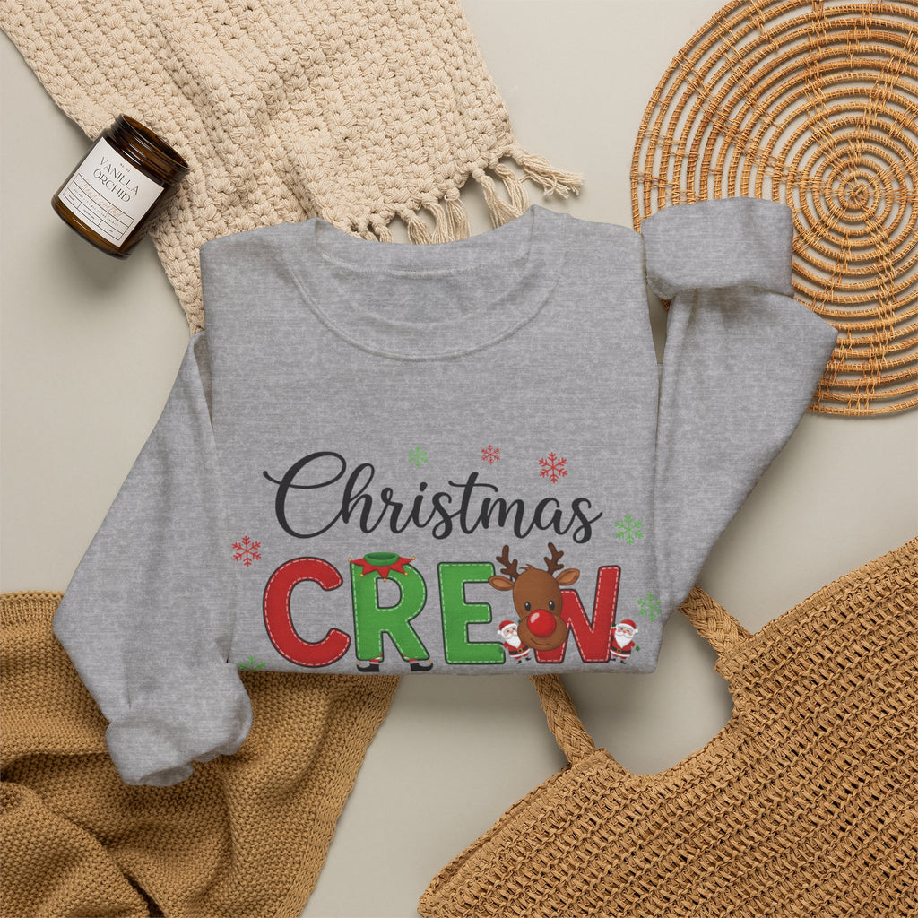 Christmas Crew Sweatshirt – "Christmas Crew: Making Memories Together" Holiday Pullover