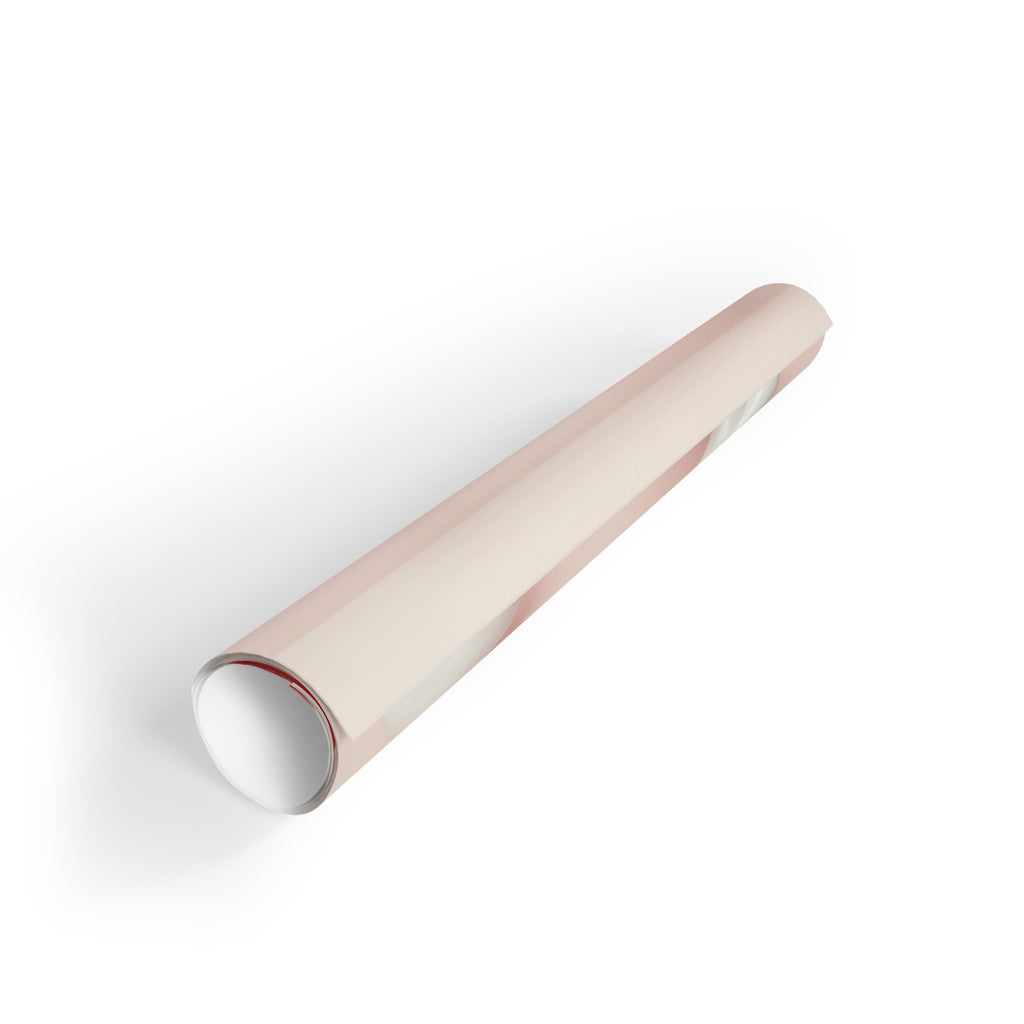 Valentine Heart Hanging Gift Wrap Roll — Romantic Red & White Wrapping Paper