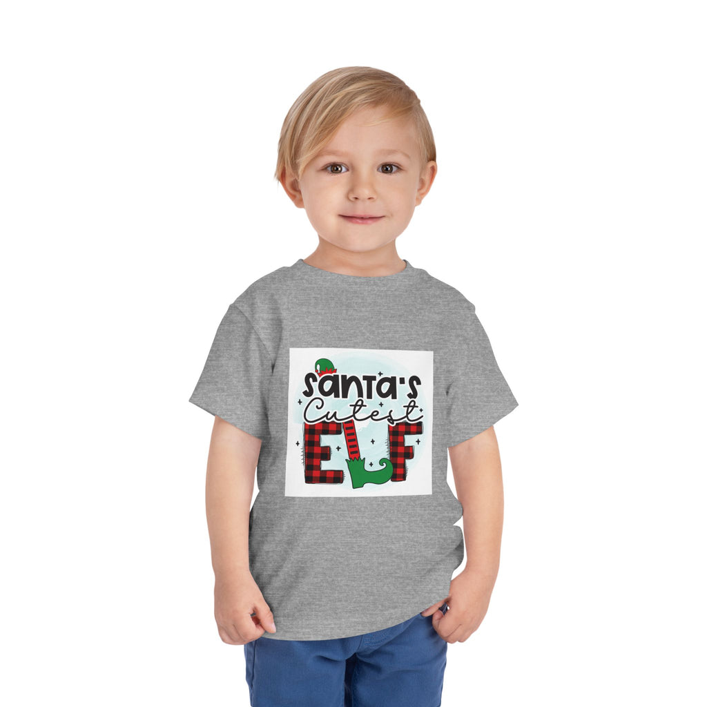 Santa's Cutest Elf Toddler Tee