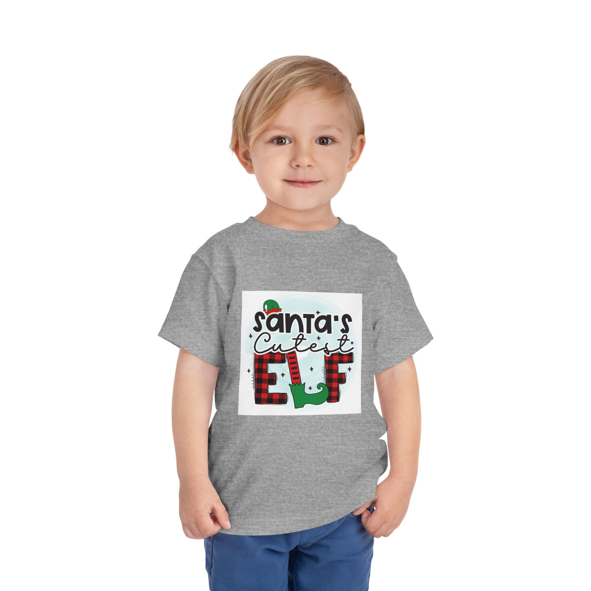 Santa's Cutest Elf Toddler Tee