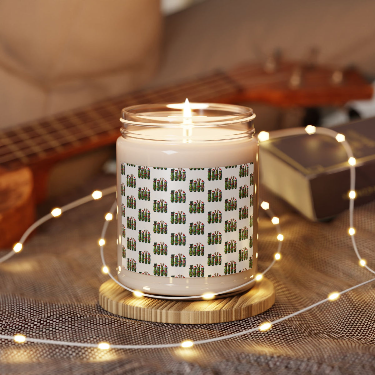 Soy Candle — Fresh Evergreen Botanical 9oz Scented Jar