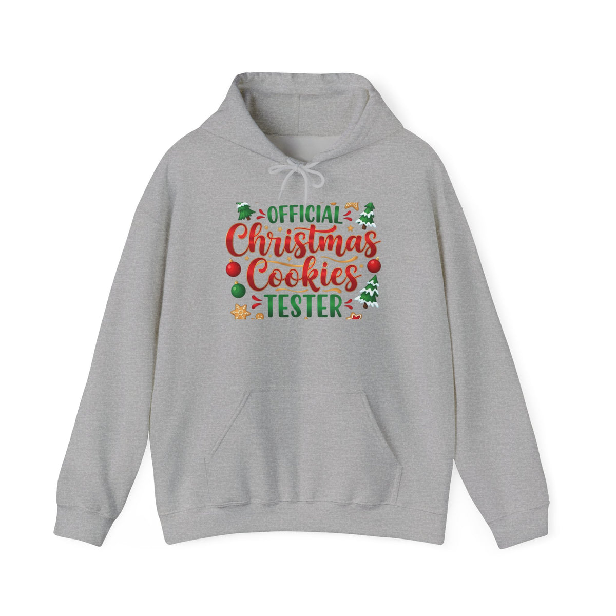 Official Christmas Cookies Tester Hoodie — Festive Holiday Baking Sweatshirt