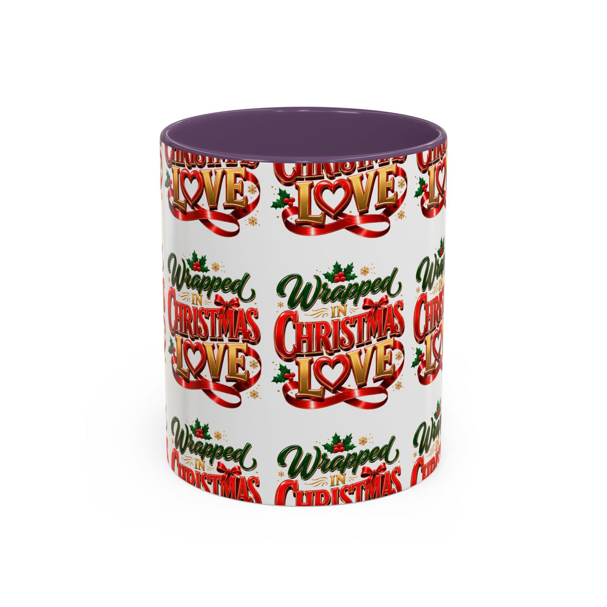 Wrapped Christmas Love Accent Coffee Mug – Festive Holiday Tea & Cocoa Cup