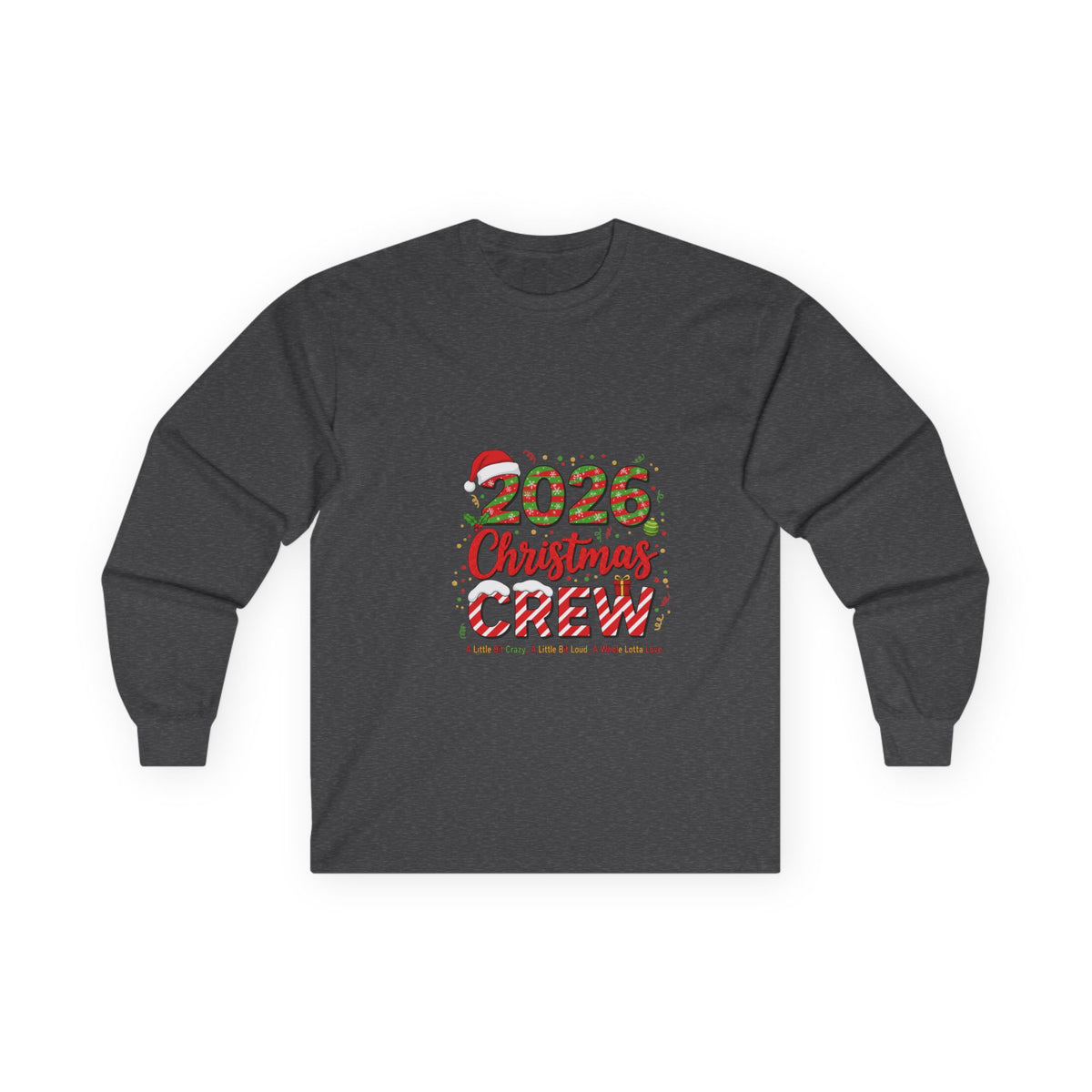2026 Christmas Crew Long Sleeve Tee