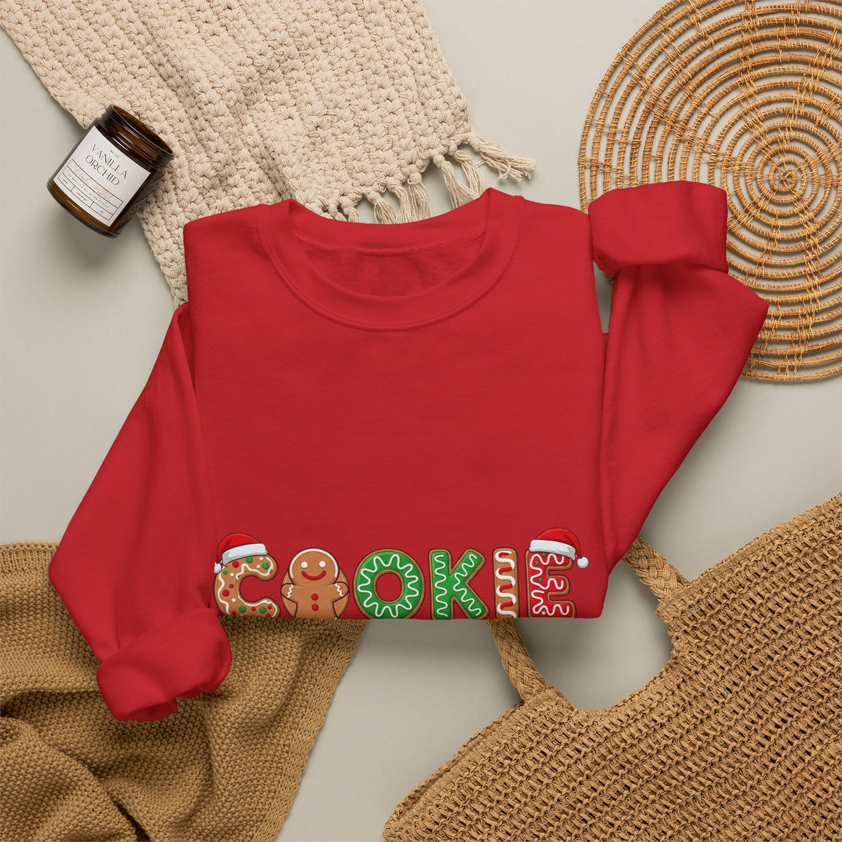 Cookie Crew Sweatshirt — Holiday Gingerbread Christmas Crewneck