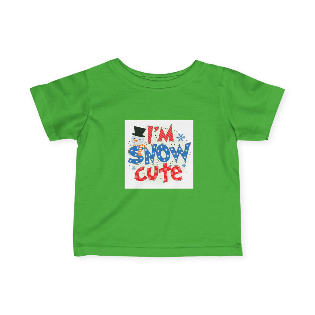 Infant Tee - "I'm Snow Cute" Holiday Baby Shirt