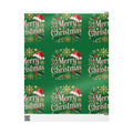 Merry Christmas Wrapping Paper – Festive Holly & Santa Hat Gift Wrap